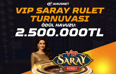 GANOBET UYELERINE OZEL VIP SARAY RULET TURNUVASI!